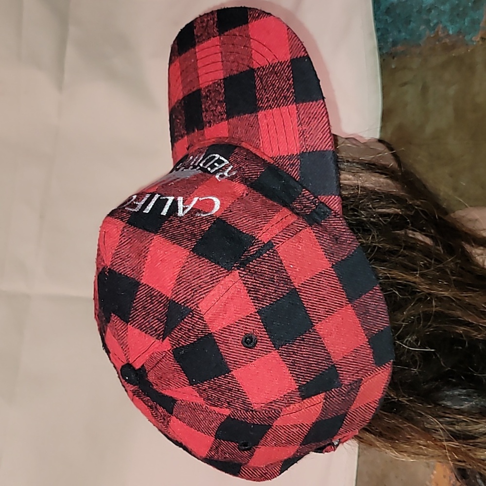 Vintage. Made in USA. California Redwoods. Embroidered. Velcro strap hat. - Picture 6 of 15